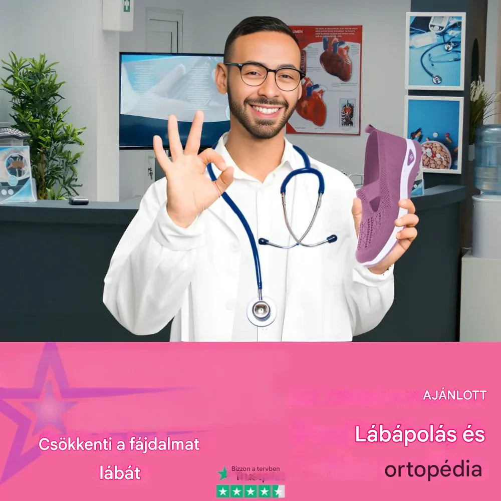 💥 VeraNooks női tavaszi ortopéd cipő – minden lépésnél érezni fogja a könnyedséget - 👉🔥A második pár féláron!