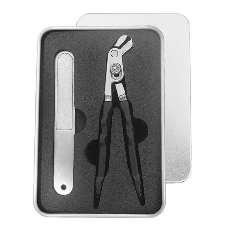 VeraNooks OrthoClip™ – professzionális körömvágó olló, ideális idősek, cukorbetegek, hátfájással vagy ízületi gyulladással küzdők számára.