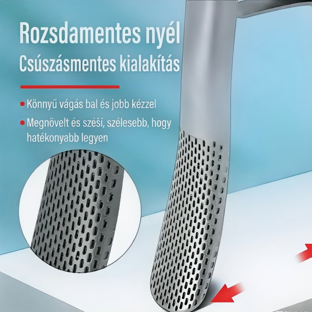 Professzionális tervezésű, prémium körömcsipesz – egyetlen gyengéd nyomással, erőfeszítés nélkül vágja le a legvastagabb és legkeményebb körmöket is.