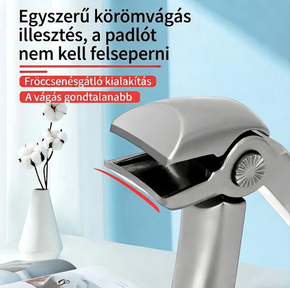 Professzionális tervezésű, prémium körömcsipesz – egyetlen gyengéd nyomással, erőfeszítés nélkül vágja le a legvastagabb és legkeményebb körmöket is.