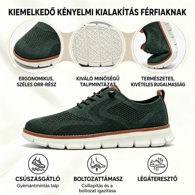 Mai különleges ajánlat: 50% kedvezmény! ⏰ Lélegző és csúszásmentes mokaszinok! Talpboltozat-támasszal és párnázott középtalppal, búcsúzzon el a lábfájdalomtól.