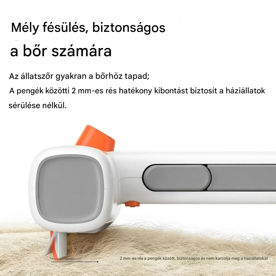 VeraNooks SilkyFur™ – Gyengéd csomómentesítő fésű kutyáknak és macskáknak