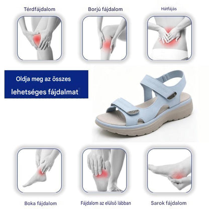 🎉 Ergonomikus kialakítású ortopéd cipők ⏰ Könnyű és légáteresztő fűzős női szandálok 👞 Teljes méretválaszték: sétáljon magabiztosan!