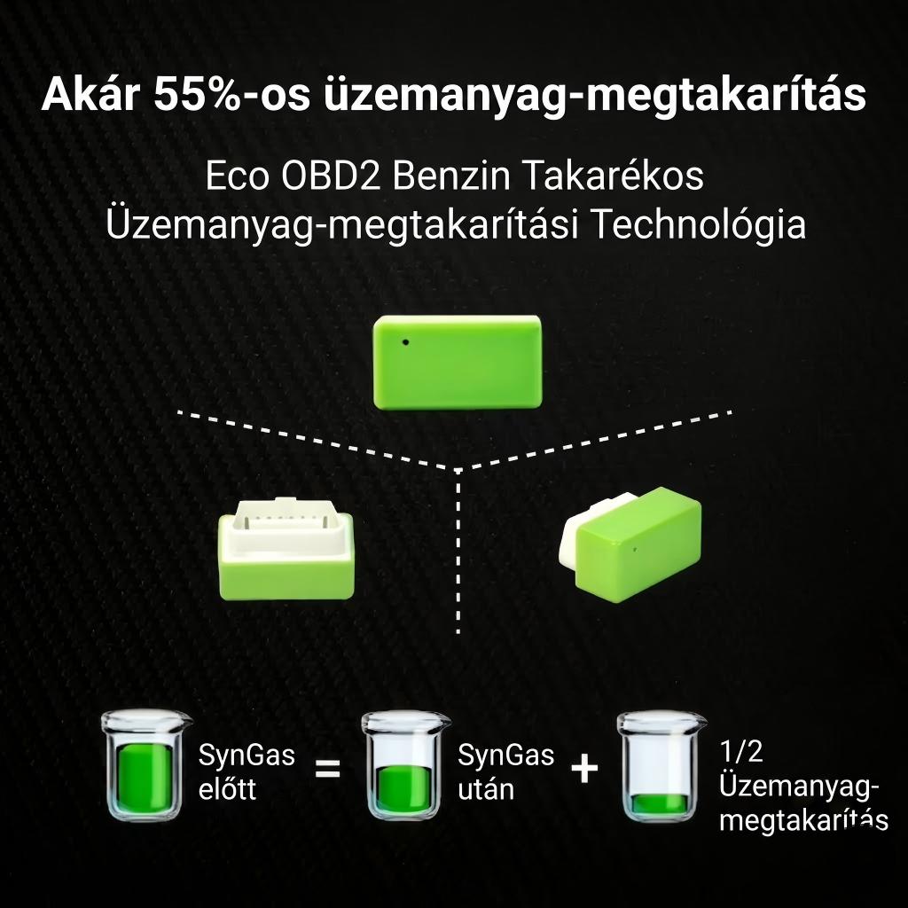 VeraNooks EcoOBD2™ – OBD2 Chip az üzemanyag megtakarításához | Csökkentse a fogyasztást akár 55%-kal | Plug & Play