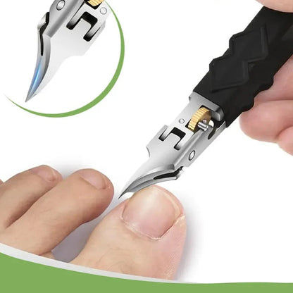 Ez a podológus által tervezett körömcsípő biztonságosan és könnyedén kezeli a benőtt, megvastagodott, valamint gombás fertőzéssel érintett körmöket.