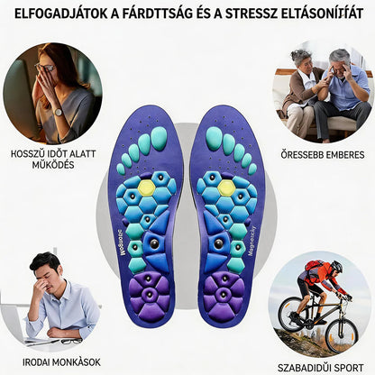 VeraNooks mágneses terápiás talpbetét – lábápolás, lábtehermentesítés, a szervezet méregtelenítésének és zsírégetésének elősegítése 🌿
